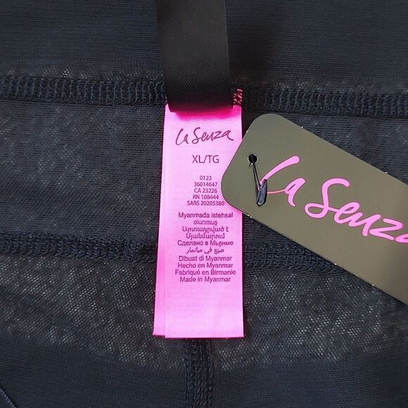 New With Tags La Senza Size XL High Waist Shaping Black G-String - Picture 10 of 11